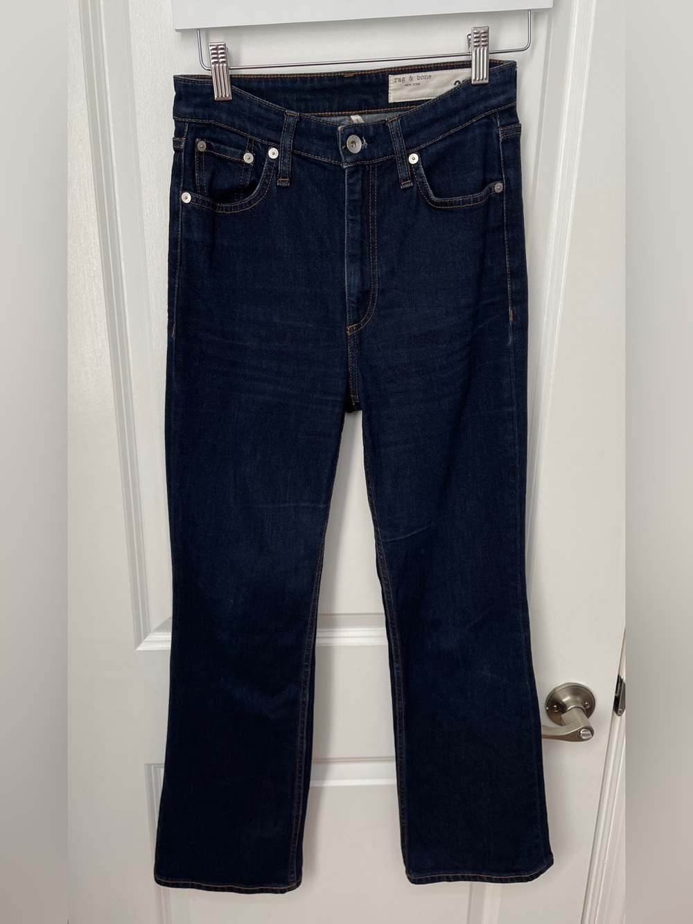 rag & bone size 25 women casey high rise ankle flare jeans